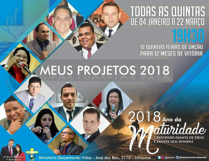 Meus Projetos para 2018